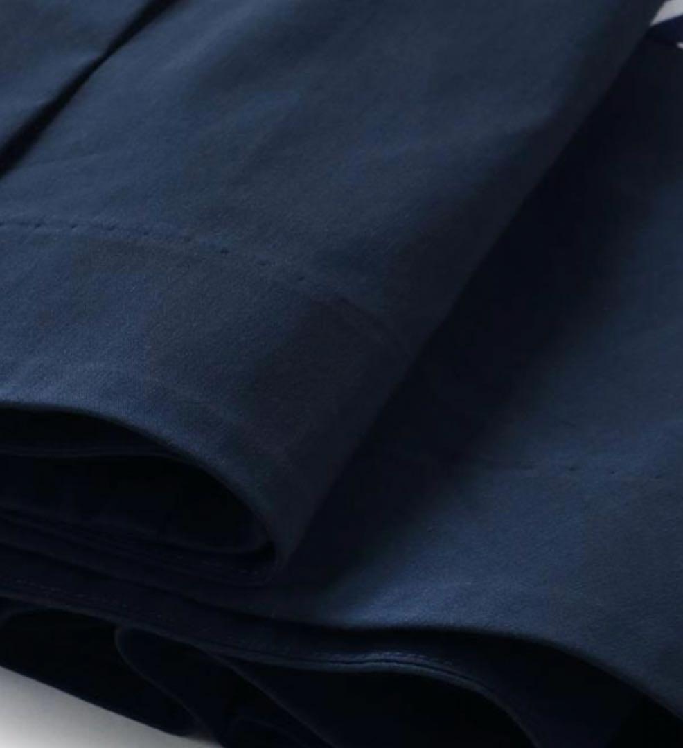 JENNEシャープ配色ワンピースMネイビー