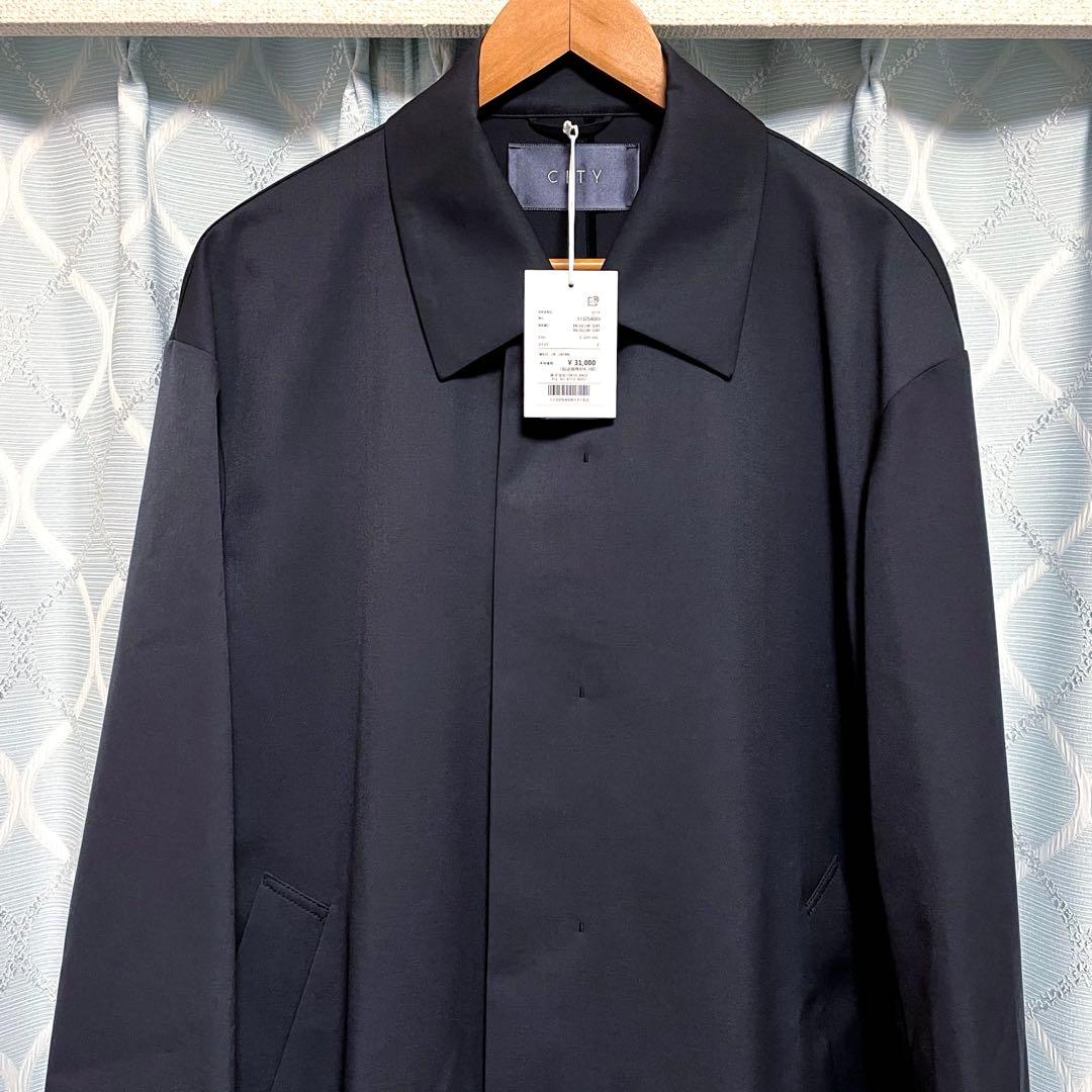 【新品タグ付】STUDIOUS ウール バルマカーンコート ブラック L