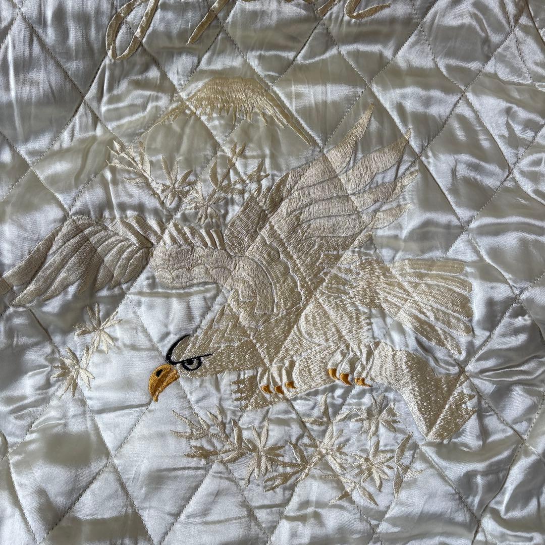 【ビンテージ スカジャン】推定60s〜70s 別珍 虎 鷹 YKK回転式ZIP