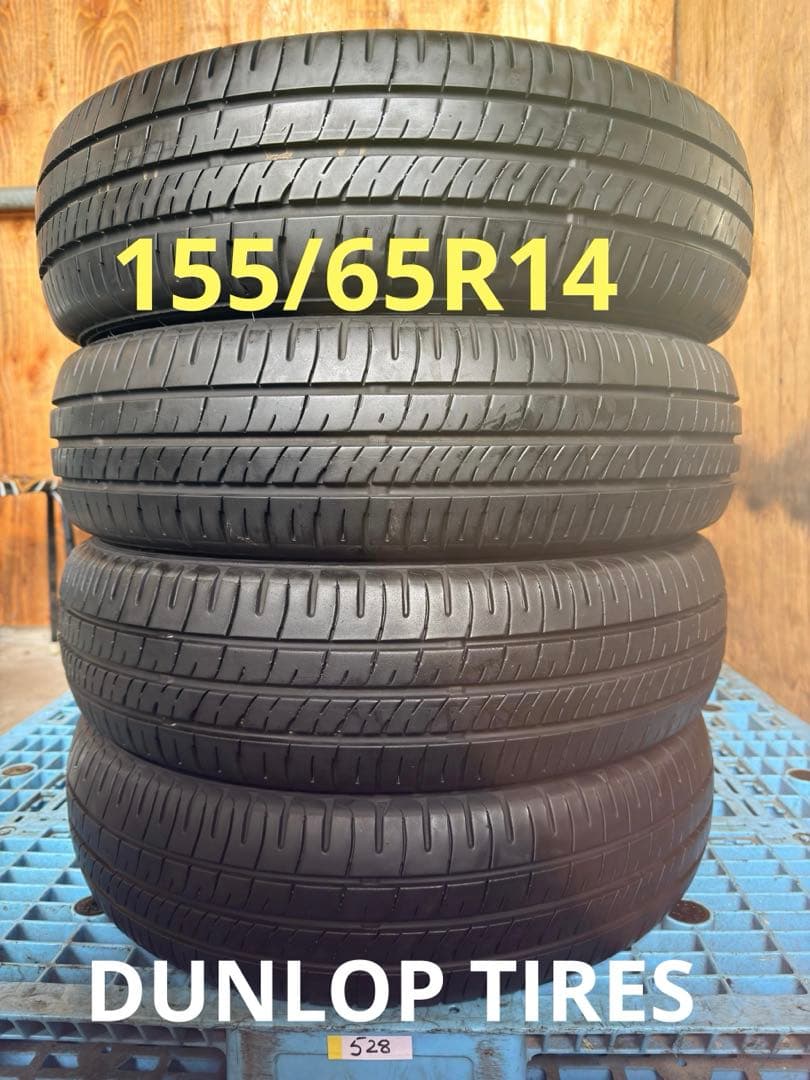 タイヤ・ホイール (528)155/65R14 DUNLOP ENASAVE EC204