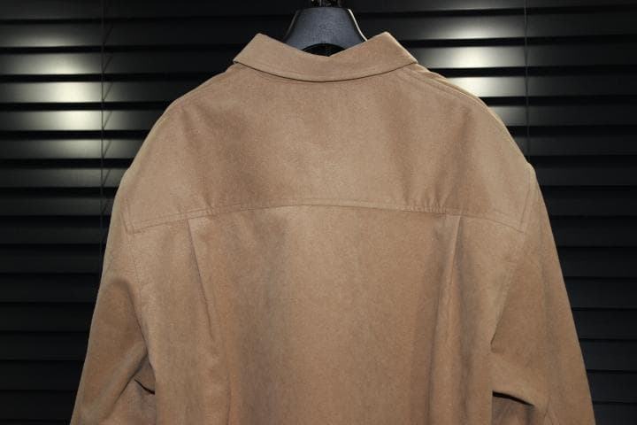 25AW STILL BY HAND フェイクスエード シャツブルゾン キャメル
