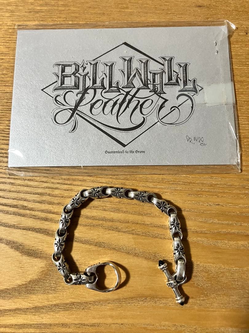 BILL WALL Leather シルバーブレスレット