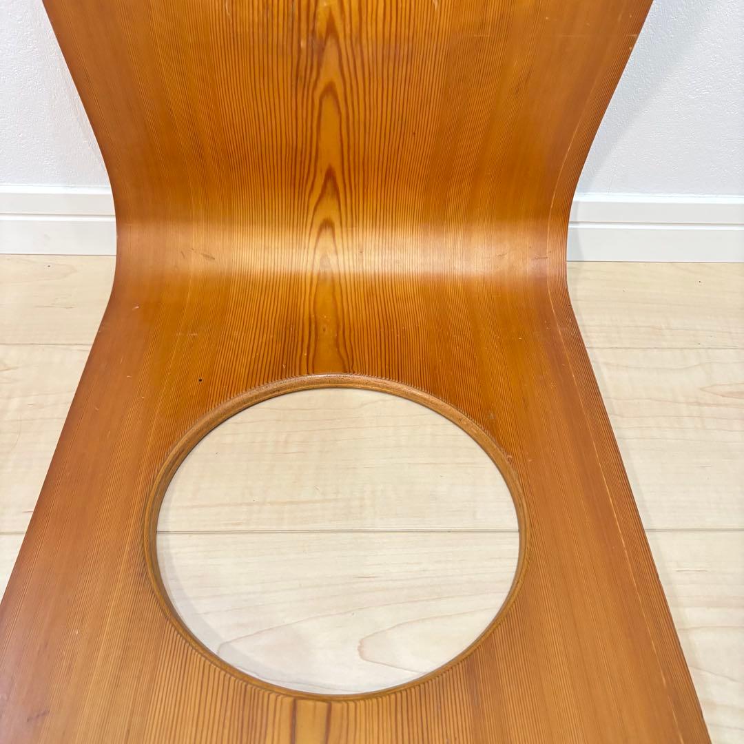 天童木工　曲げ椅子　曲げ座椅子　3脚セット