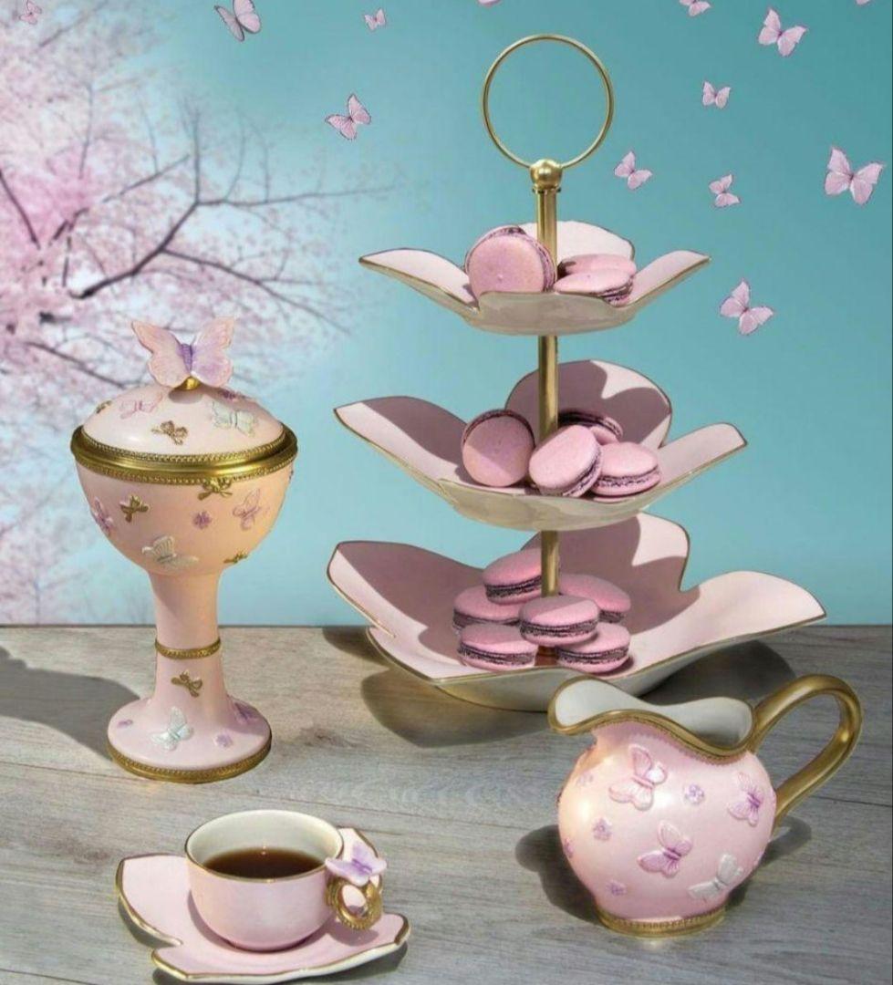 新品 ② ヴィラリ 希少 クリーマー ピンク リボン