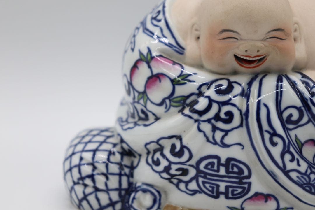 中国　景徳鎮　布袋　磁塑廠出品　送料込み0206