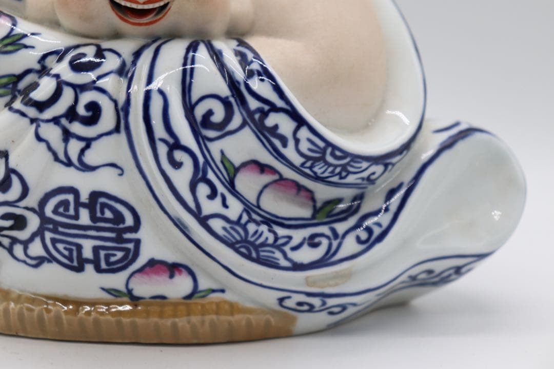 中国　景徳鎮　布袋　磁塑廠出品　送料込み0206