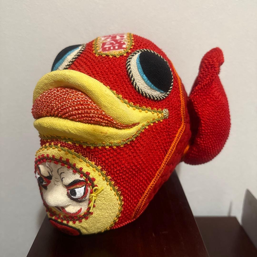 江戸縮緬　目出度い鯛