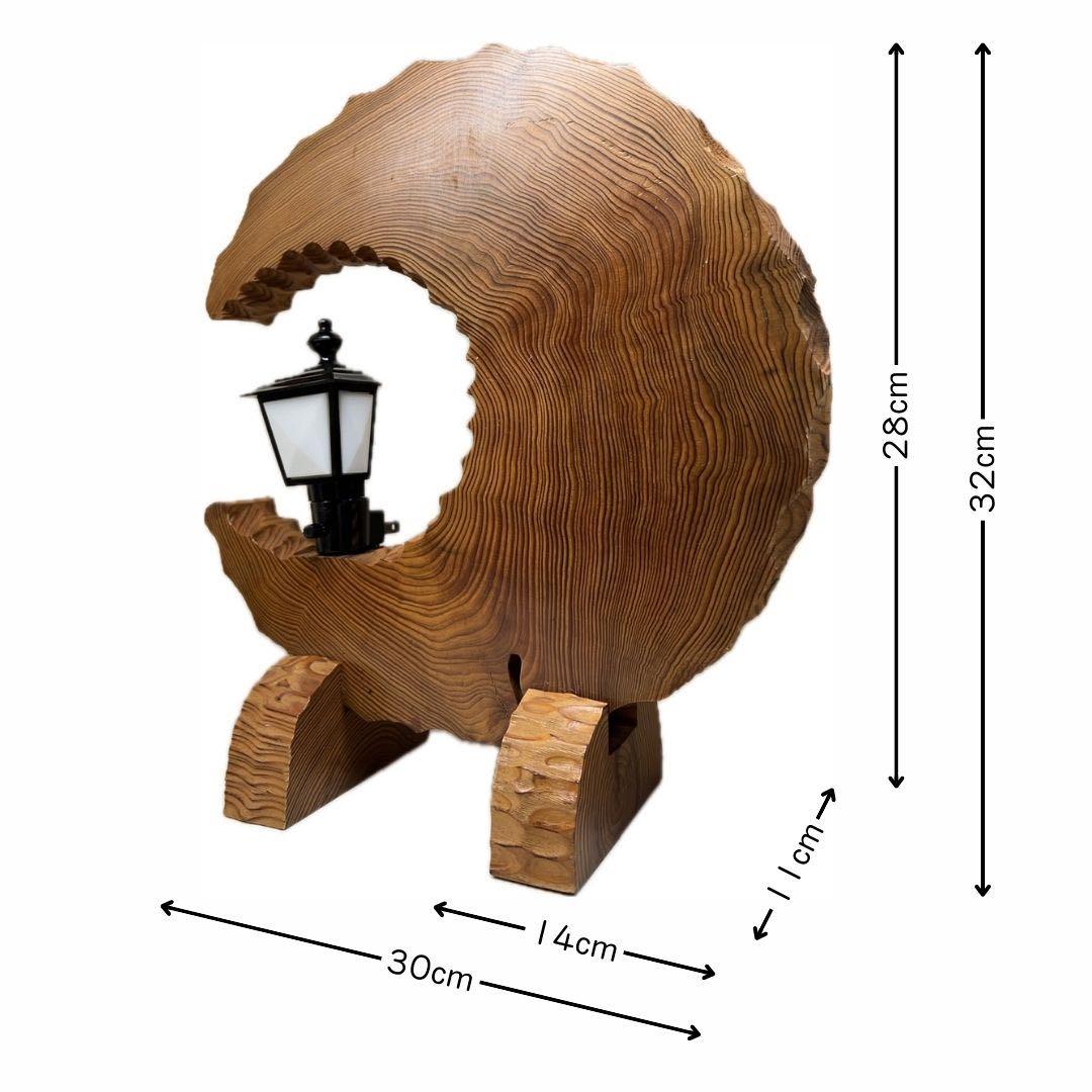 高級 天然 屋久杉 ライト インテリア オブジェ
