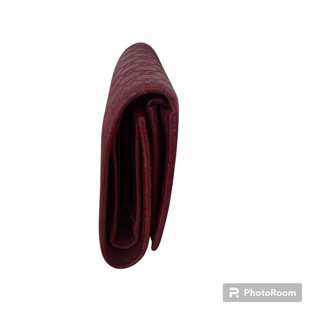 GUCCI 3つ折り財布 レッド