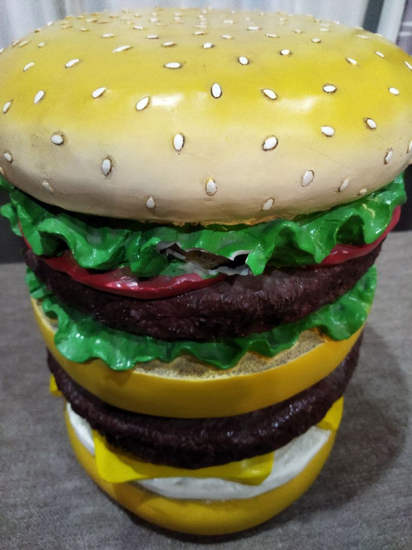 ロータリーヒロ ハンバーガー インテリア オブジェ 椅子 チェア アメリカン雑貨
