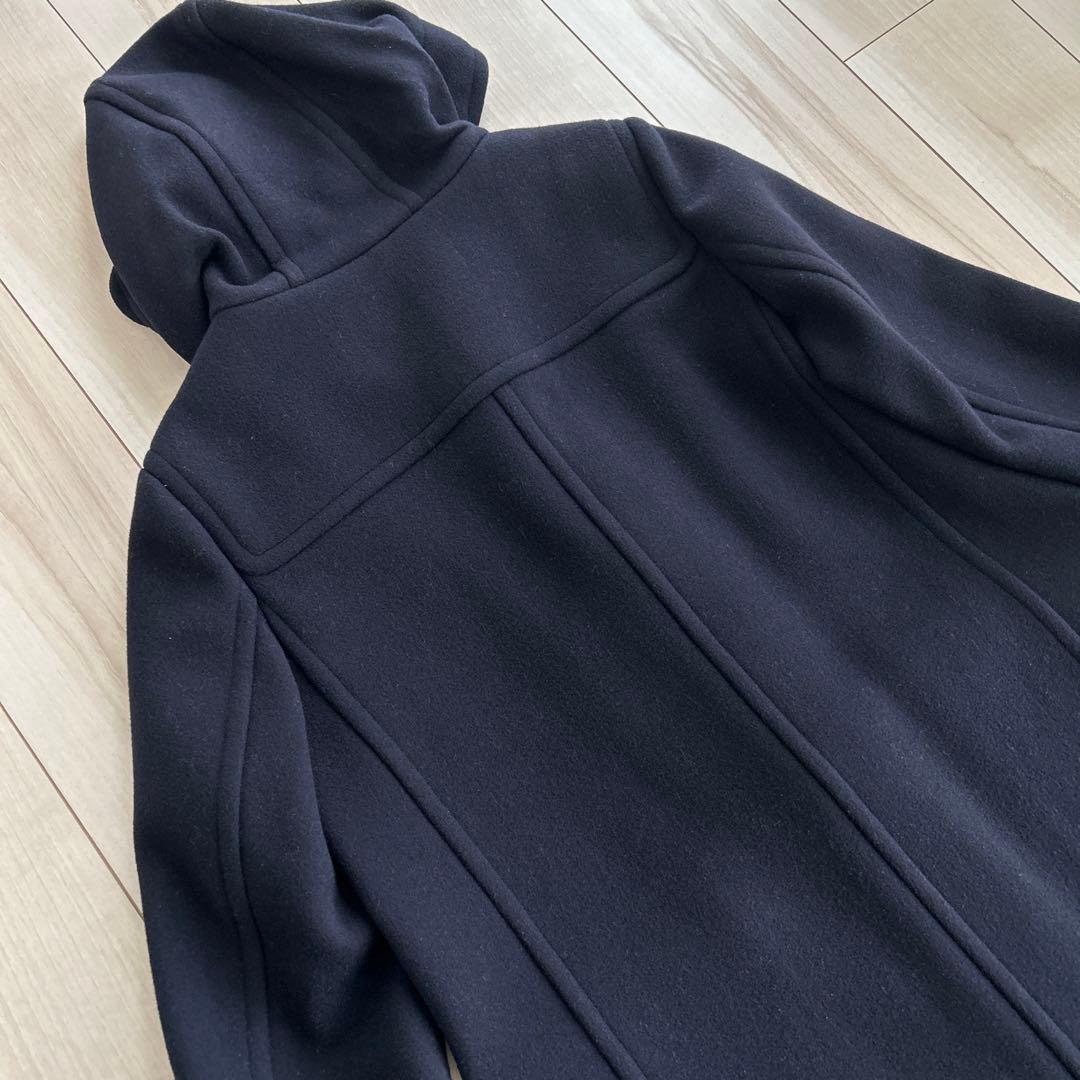 美品 グリーンレーベルリラクシング ダッフルコート 紺 ウール 大きいサイズ