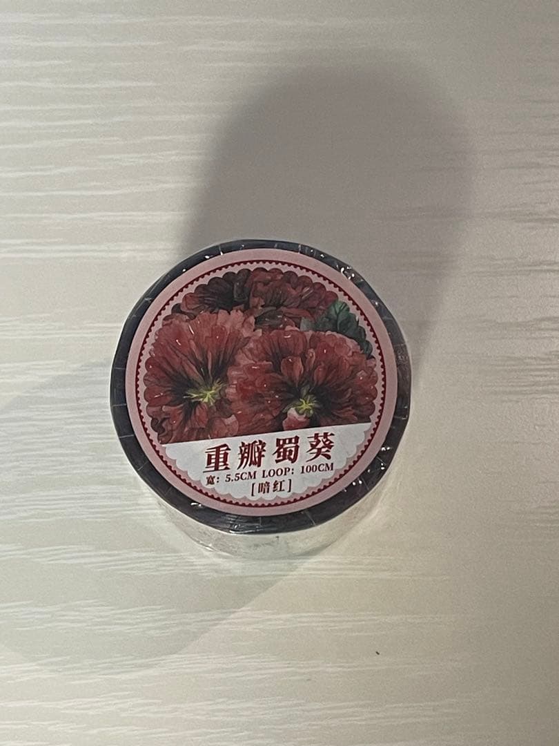 海外PETマステ 赤バラ5本