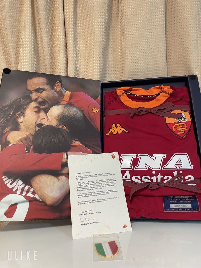 中田英寿A.S. Roma 2000-2001 優勝記念 背番号8 NAKATA