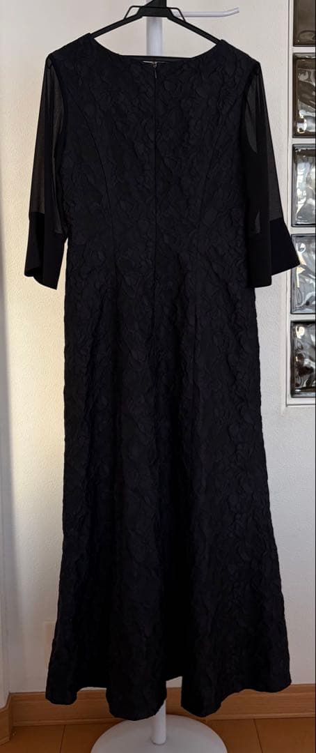 フォルムフォルマ　東京ソワール　ジャガードレース　マザーズドレス　9号