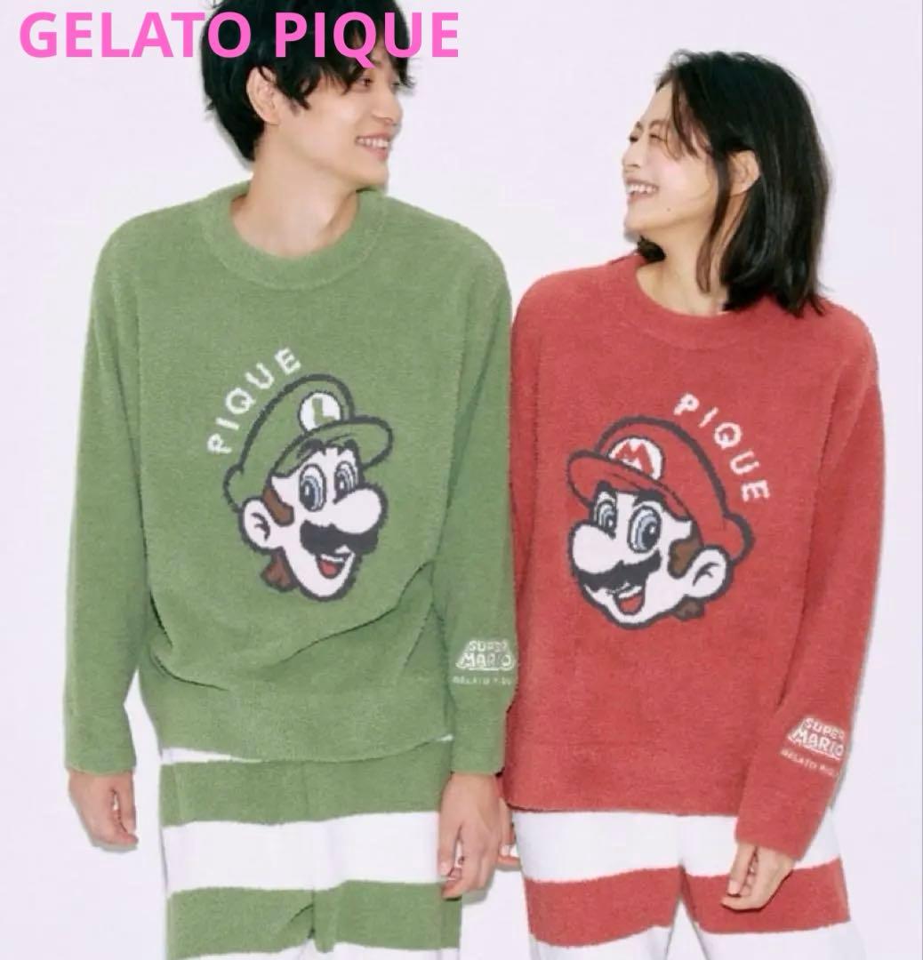 スーパーマリオ ルイージ　ルームウェア　パジャマ　GELATO PIQUE
