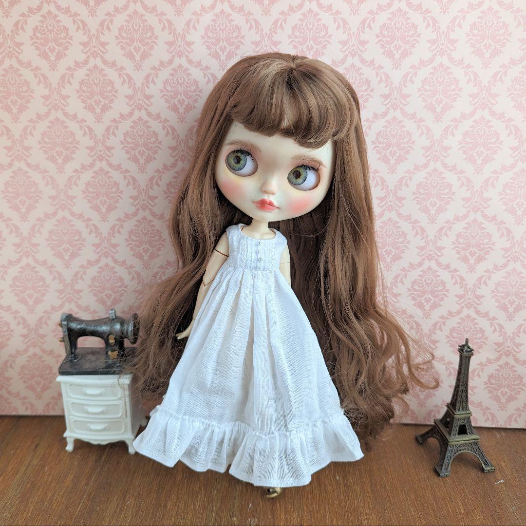 再903※ブライスアウトフィット※ガーゼのノースリーブピンタックワンピース