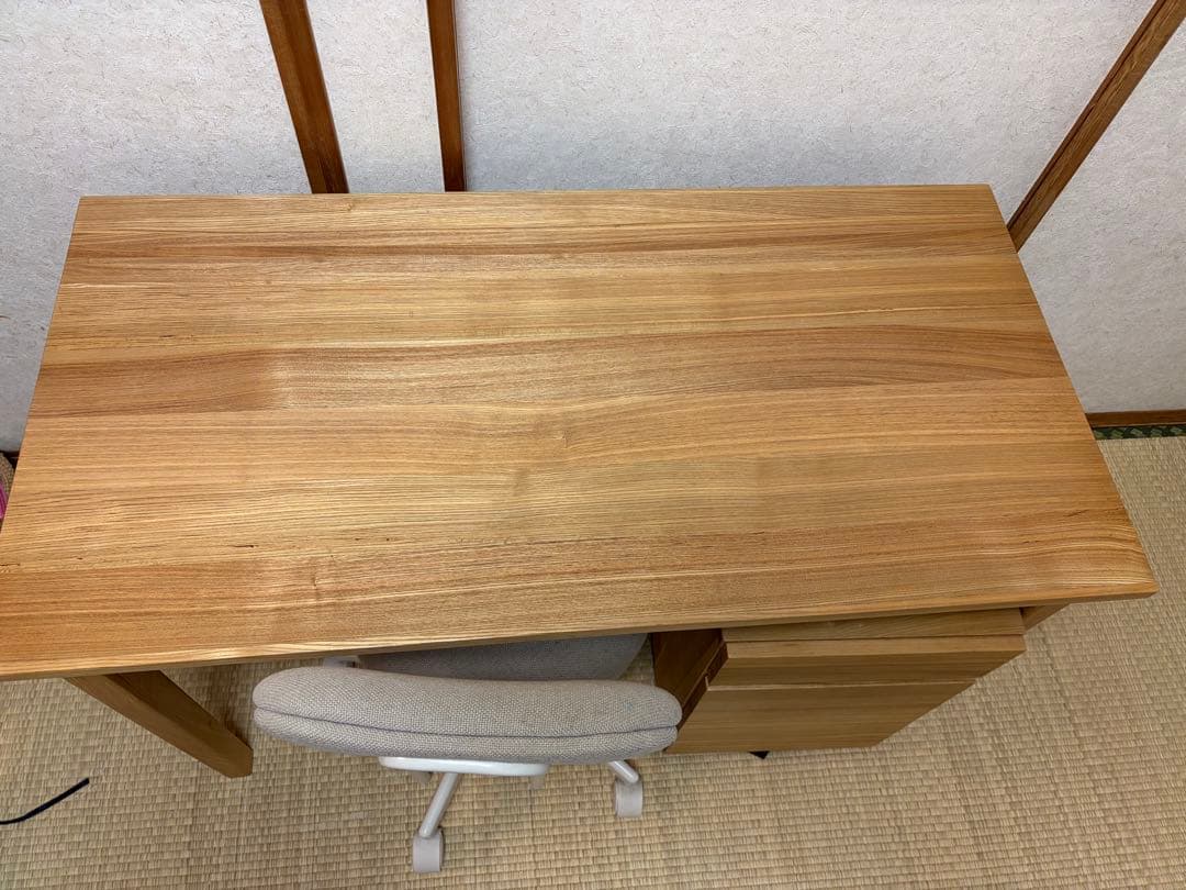 無印良品 学習机 キャビネットのセット