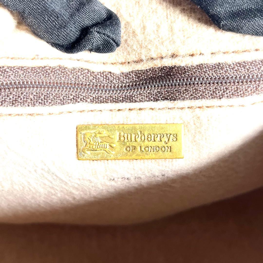BURBERRY バーバリー　ノバチェック柄　ボストンバッグ　ホースロゴ