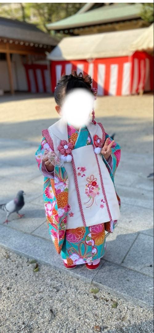 七五三被布セット 3歳女の子　小町kids