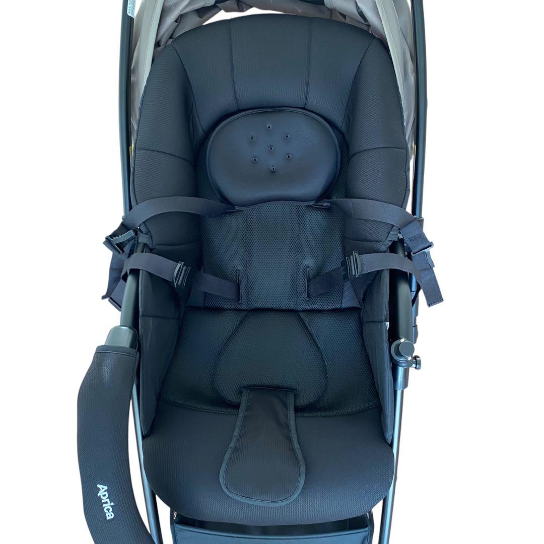 【美品】アップリカ　ベビーカー　カルーンエアメッシュ　両対面　軽量