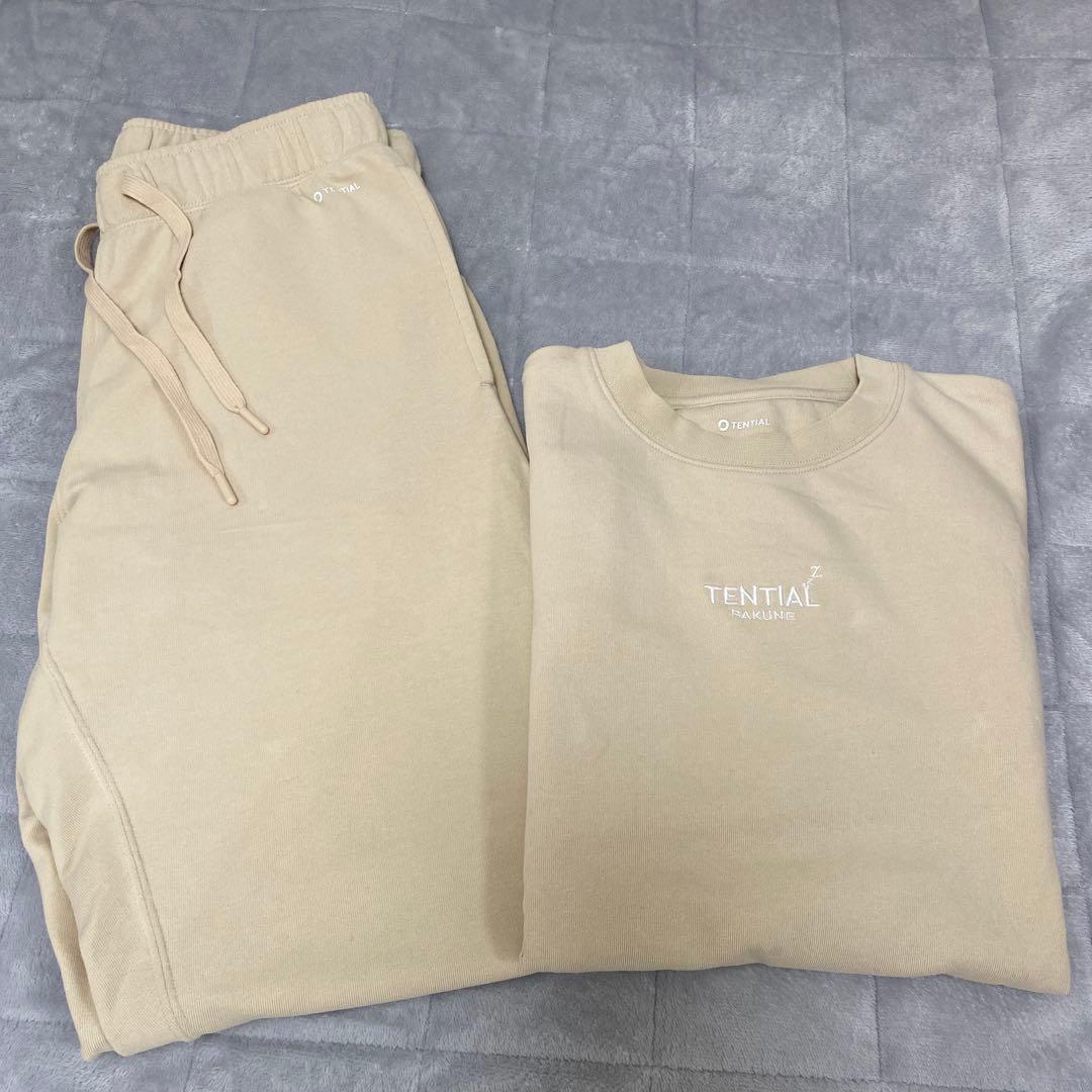 TENTIAL BAKUNE スウェット上下セット M ベージュ