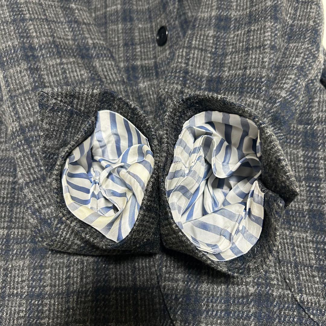 LARDINI コットンウール シングルジャケット ラルディーニ イタリア製