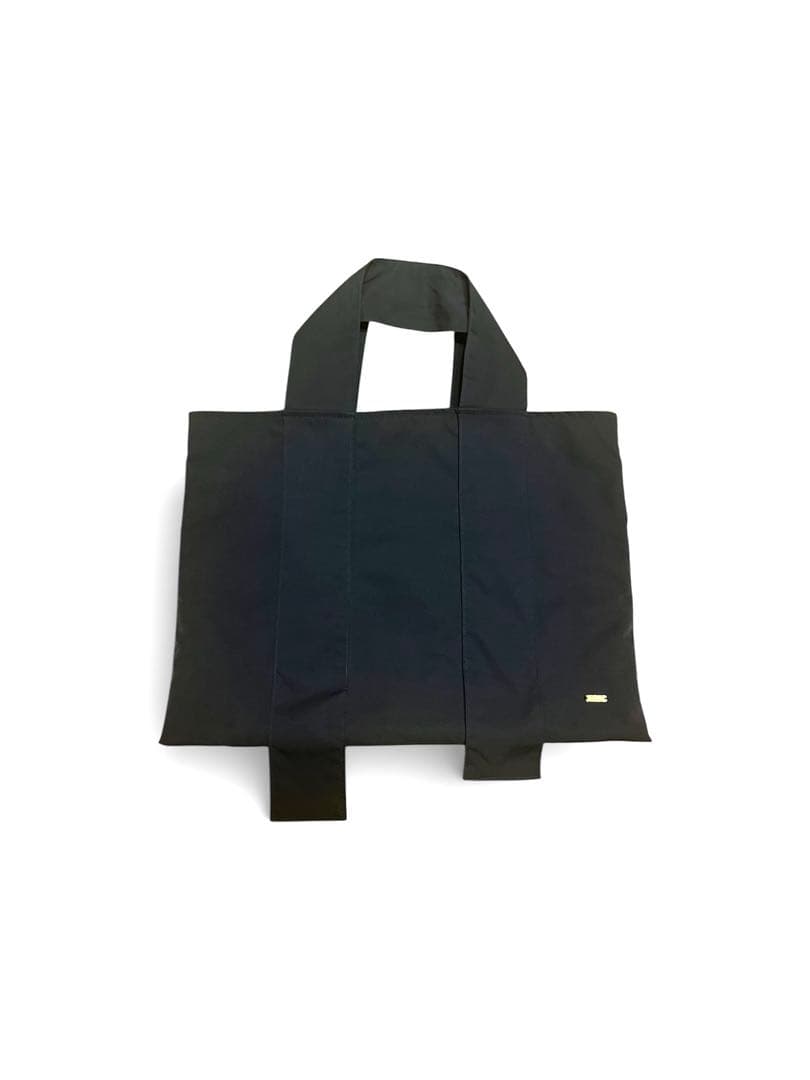 美品【COUDRE】クードル　ワイドハンドルショートトート　ネイビー　金子綾さん