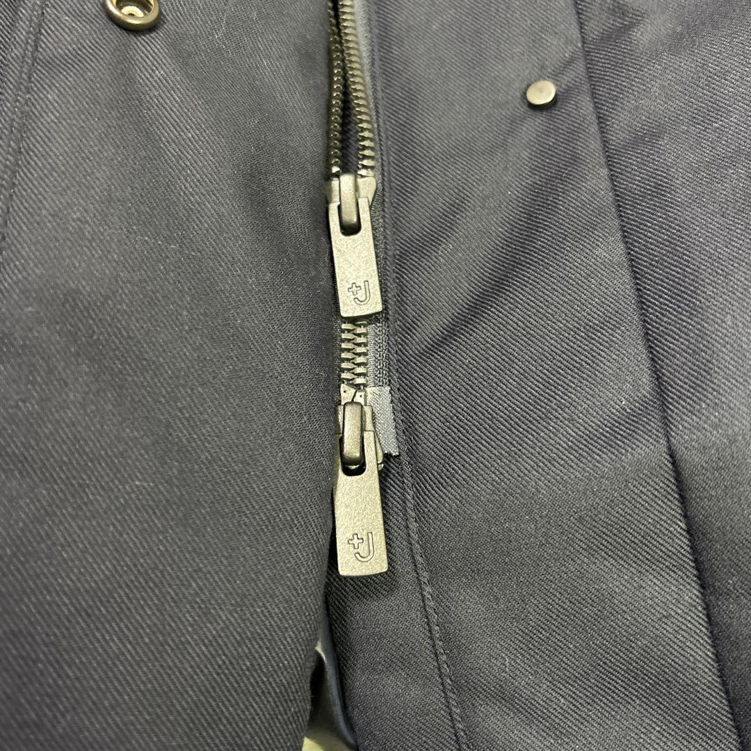 ユニクロ ジルサンダー　UNIQLO +J ハイブリッド　ダウンコート　ネイビー