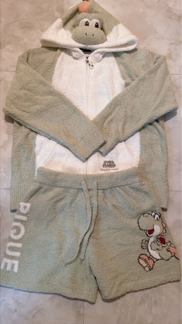 【新品未使用】　完売品レア　ジェラートピケ　ヨッシー　ルームウェア　セットアップ