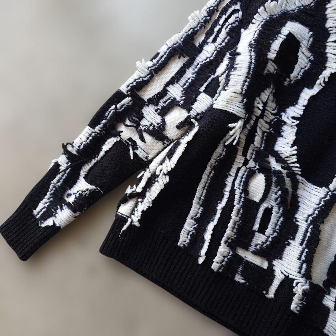 ステラマッカートニー ウール デザインニット フリンジニット イタリア製