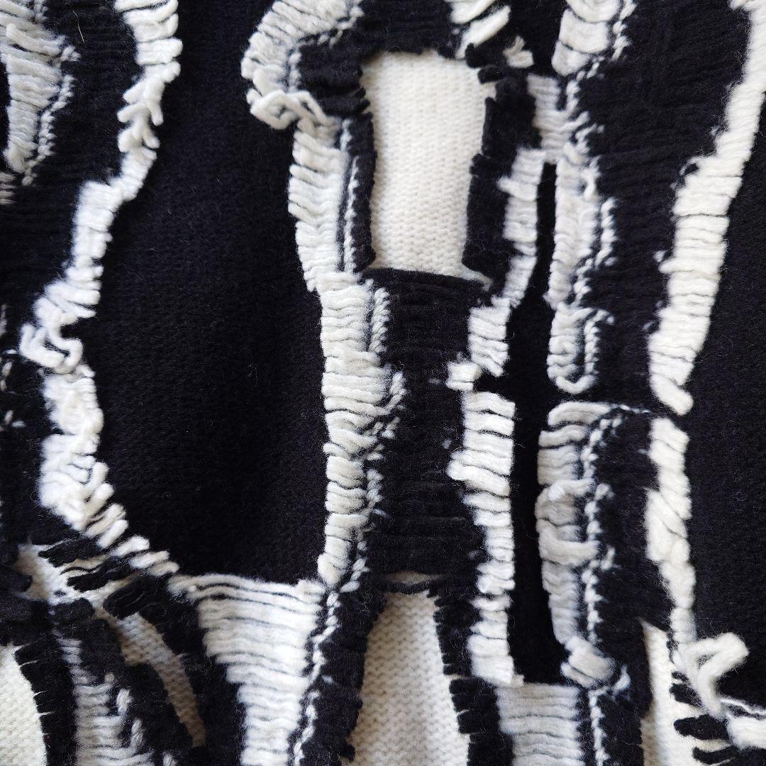 ステラマッカートニー ウール デザインニット フリンジニット イタリア製