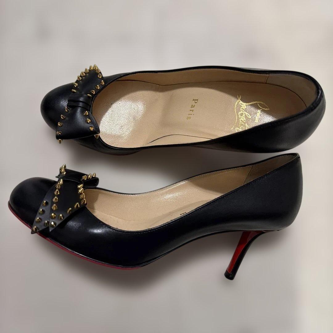 ルブタン　リボンハイヒール