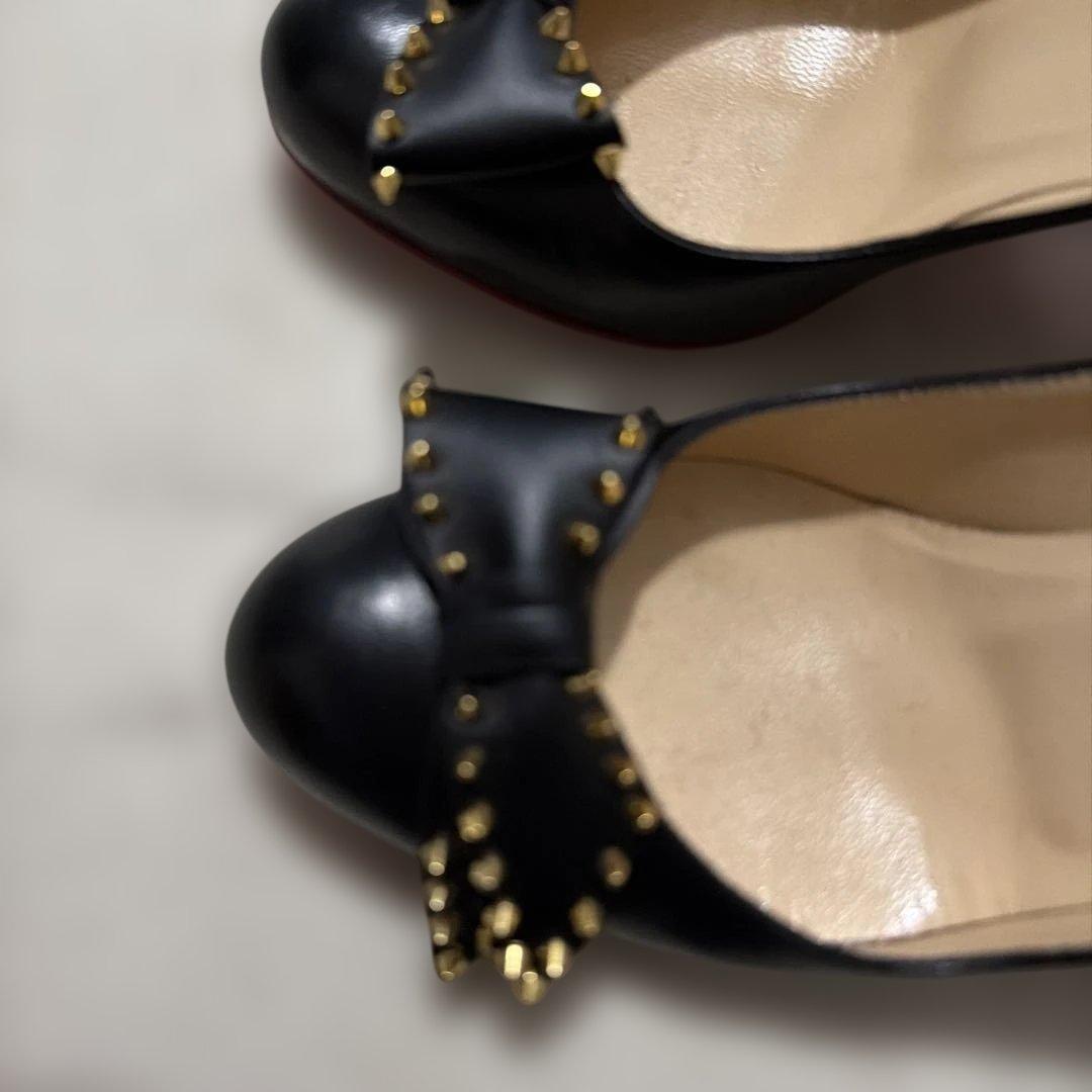 ルブタン　リボンハイヒール