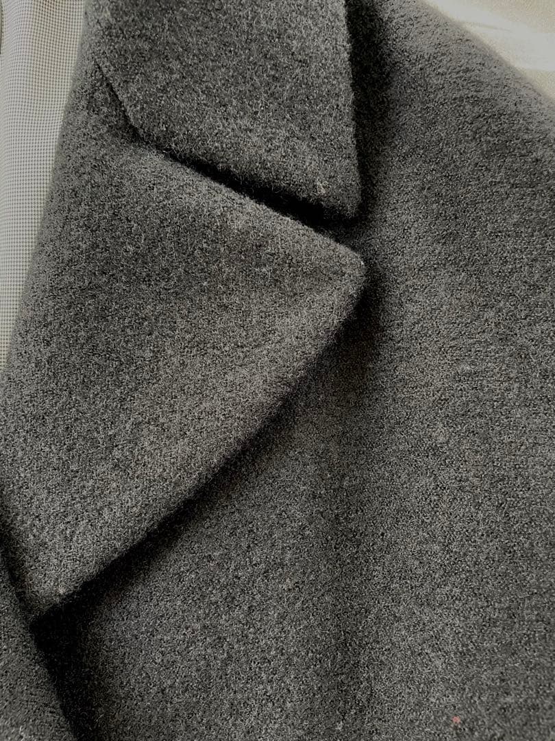 美品 A.P.C. 黒 チェスターコート 34 NINA