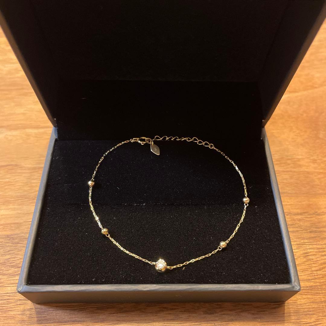 festaria K18YG ダイヤモンド ブレスレット