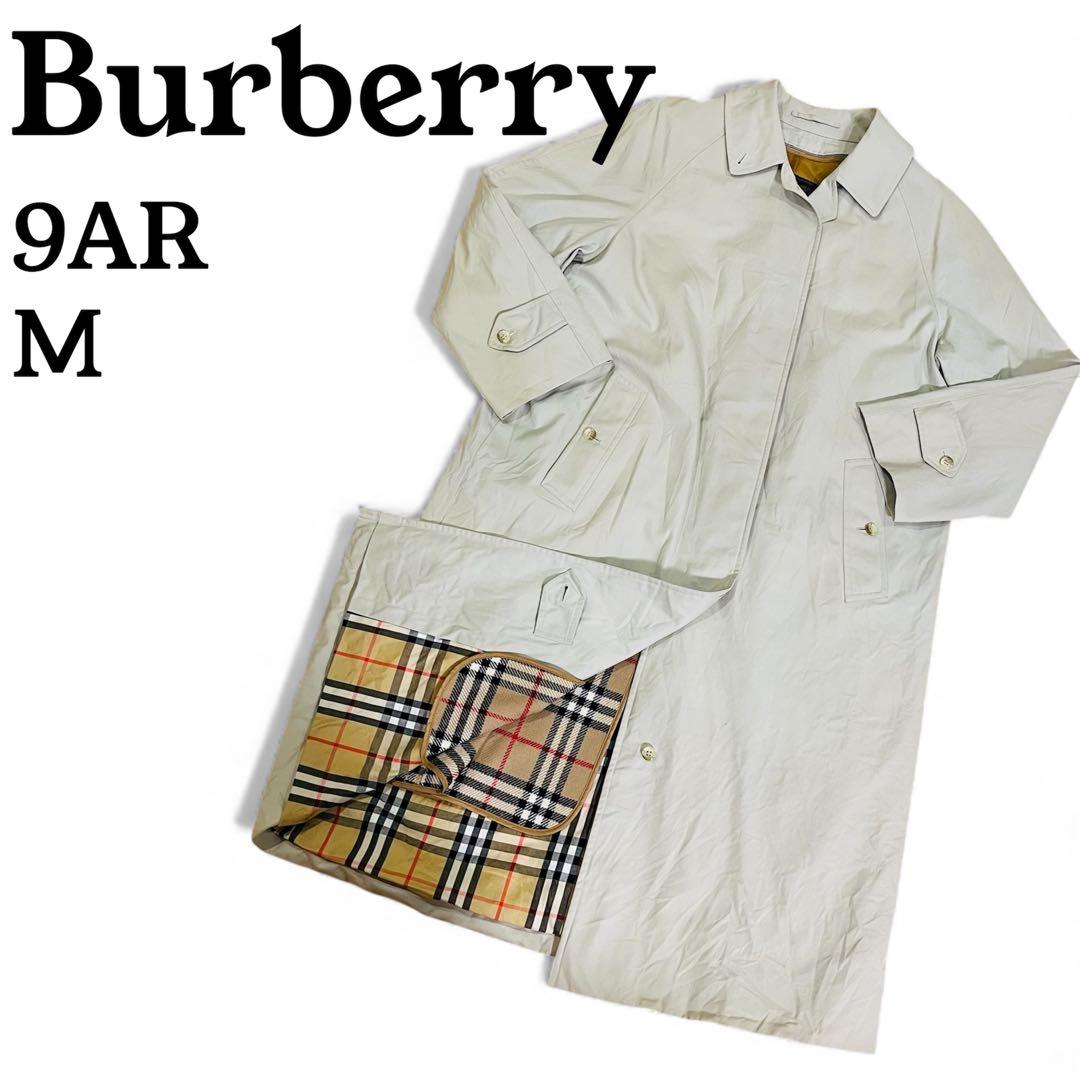 希少✨Burberry 金タグ ステンカラーコート 9ARライナー付きビンテージ