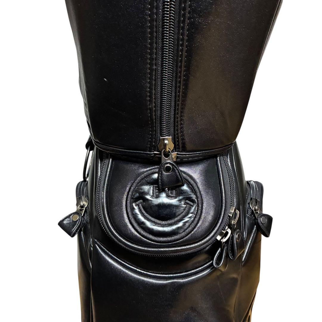 希少✨パーリーゲイツ BLACK/GOLD キャディバッグ 46インチ 6分割