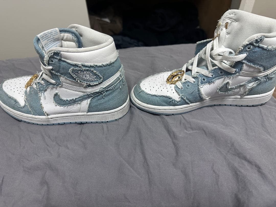 Nike Air Jordan 1 デニム/ホワイト ハイカット