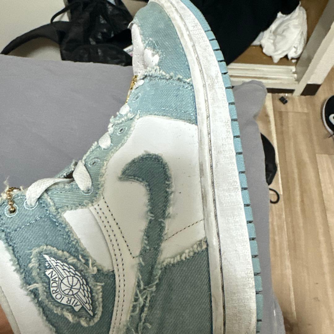 Nike Air Jordan 1 デニム/ホワイト ハイカット