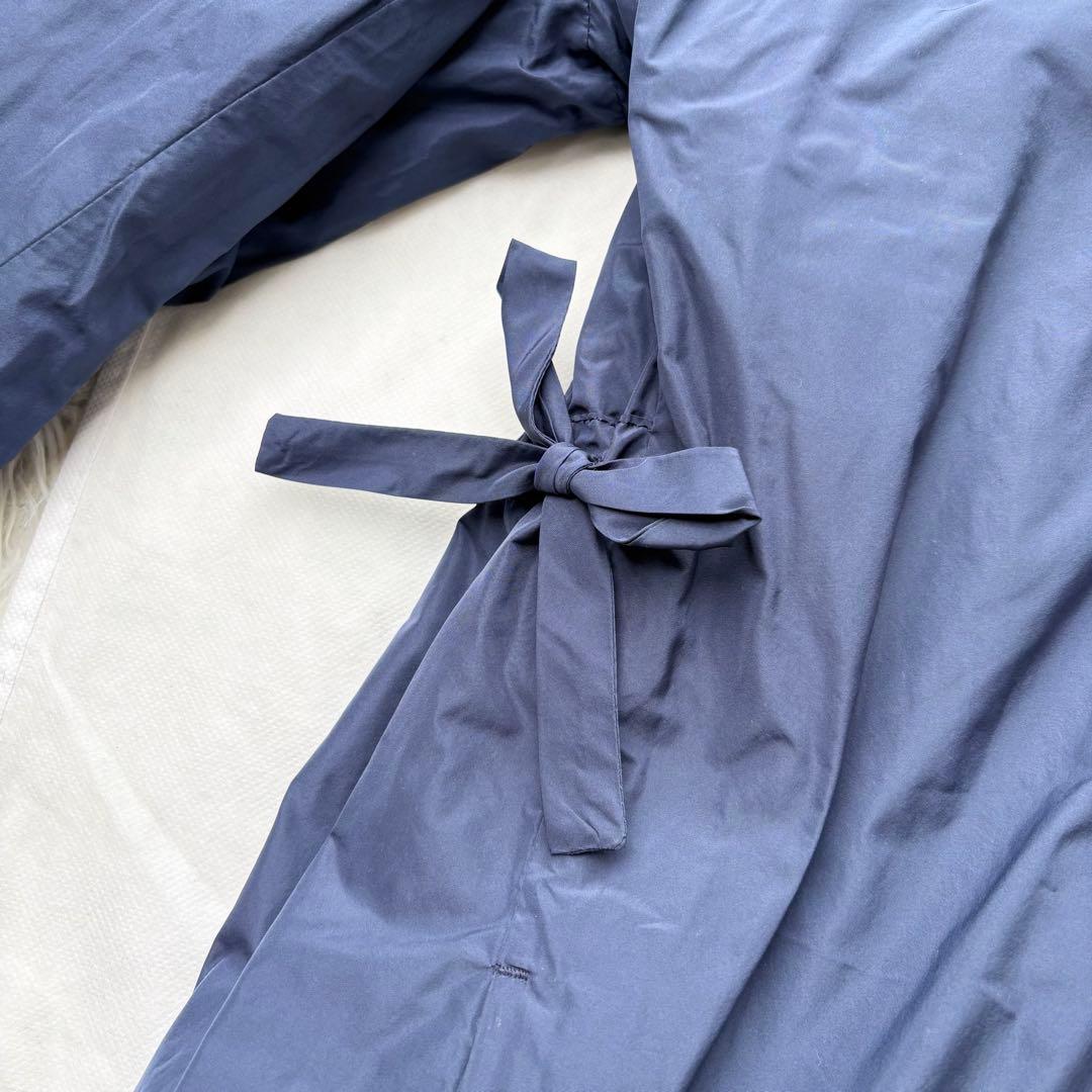 マックスマーラ ライトダウン コート ロング リバーシブル ベルト フード 42