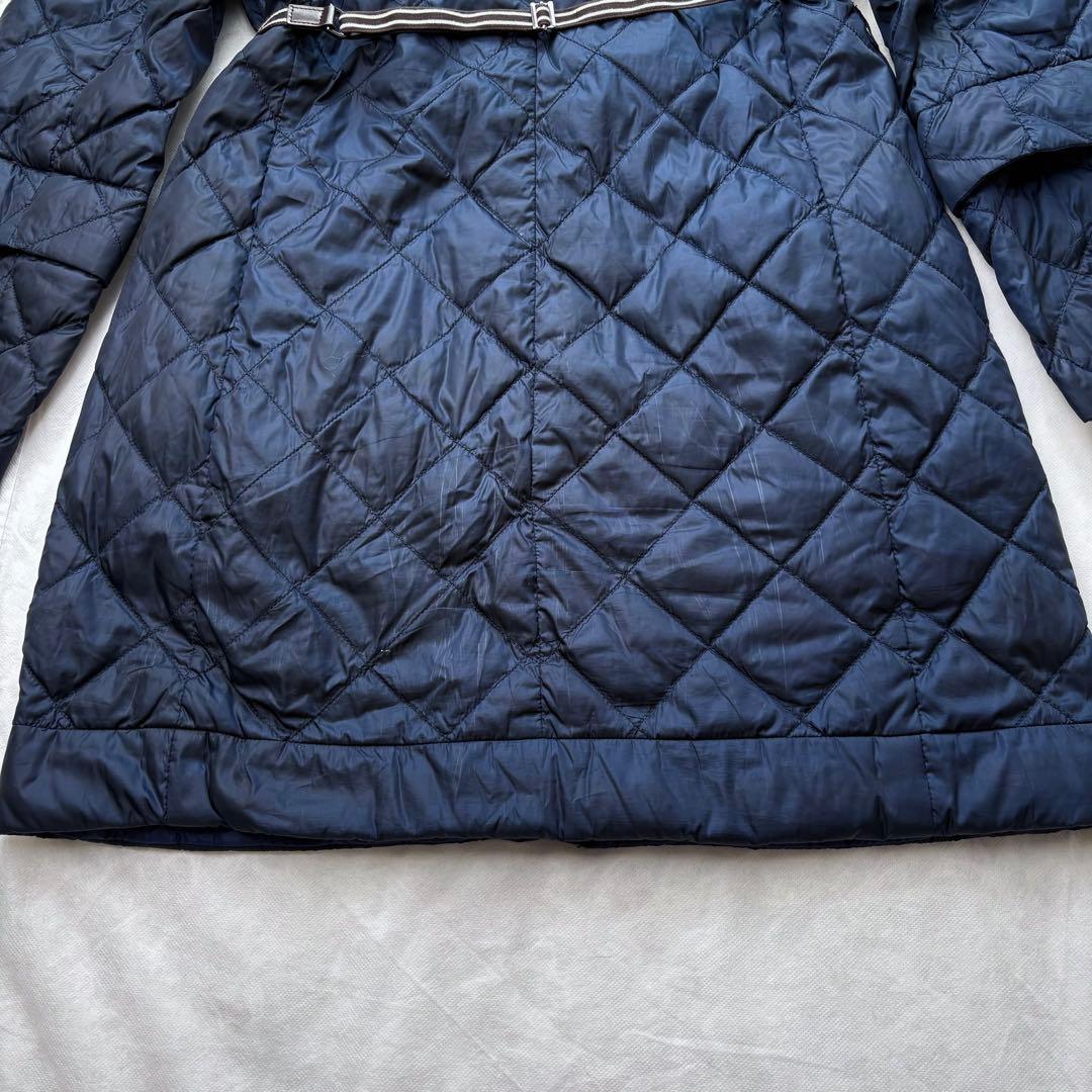 マックスマーラ ライトダウン コート ロング リバーシブル ベルト フード 42