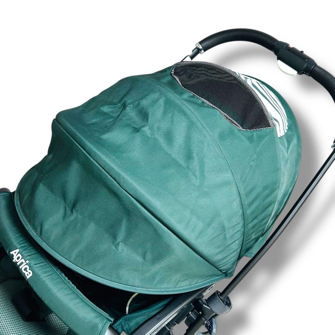 【極美品】【付属品多数】Aprica ラクーナクッションAB グリーン