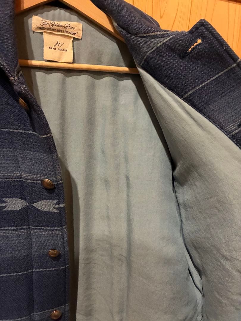 レミレリーフ　ビームス　ネイティブ柄　ラグジャケット　ラルフローレン