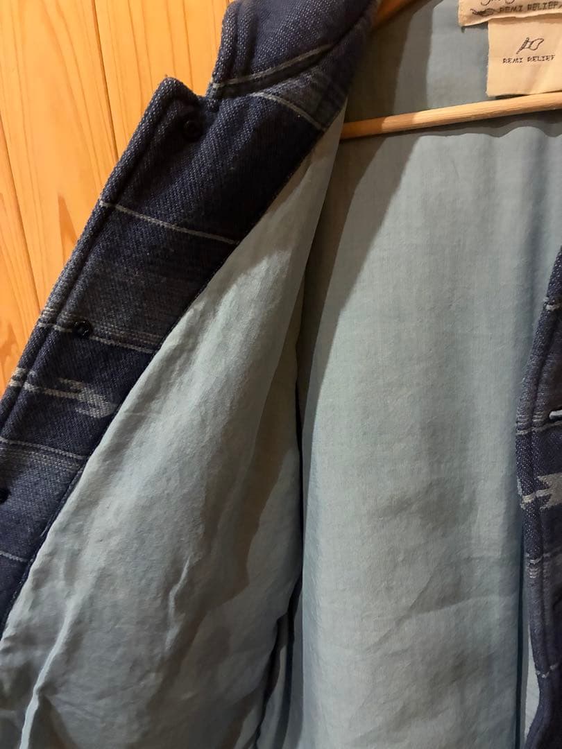 レミレリーフ　ビームス　ネイティブ柄　ラグジャケット　ラルフローレン