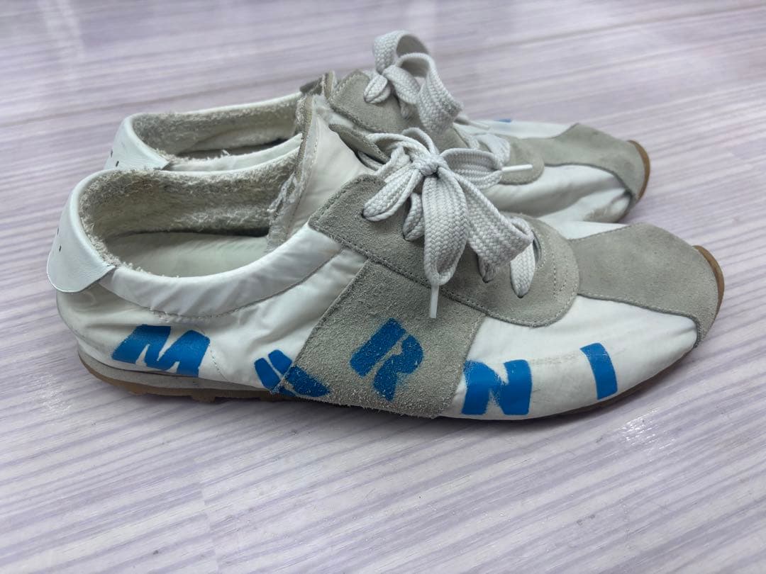 MARNI ホワイト グレー スニーカー