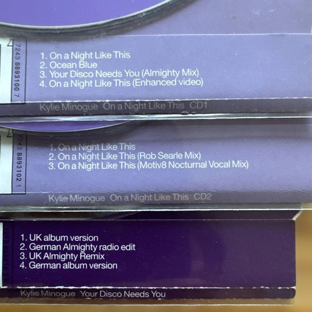 Kylie Minogue シングルコレクション　10枚セット