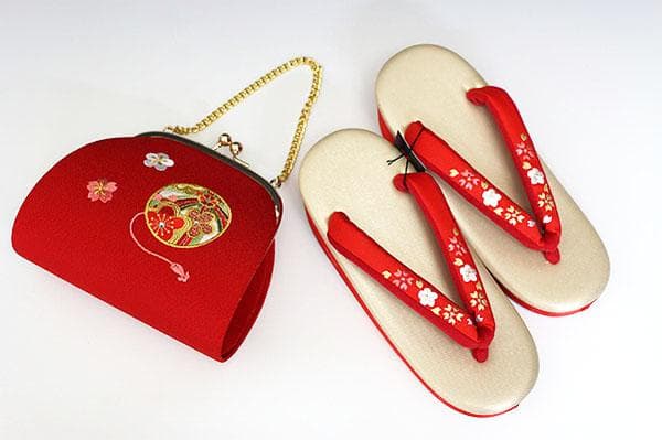 新品未使用品！！七五三　箱迫5点セット　まり柄刺繍　S・M・L　サイズ選択可能