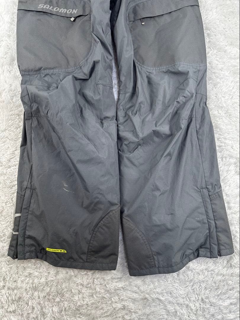 サロモン　スノーボードウェア　スキーウェア　セットアップ　撥水　灰色　XL