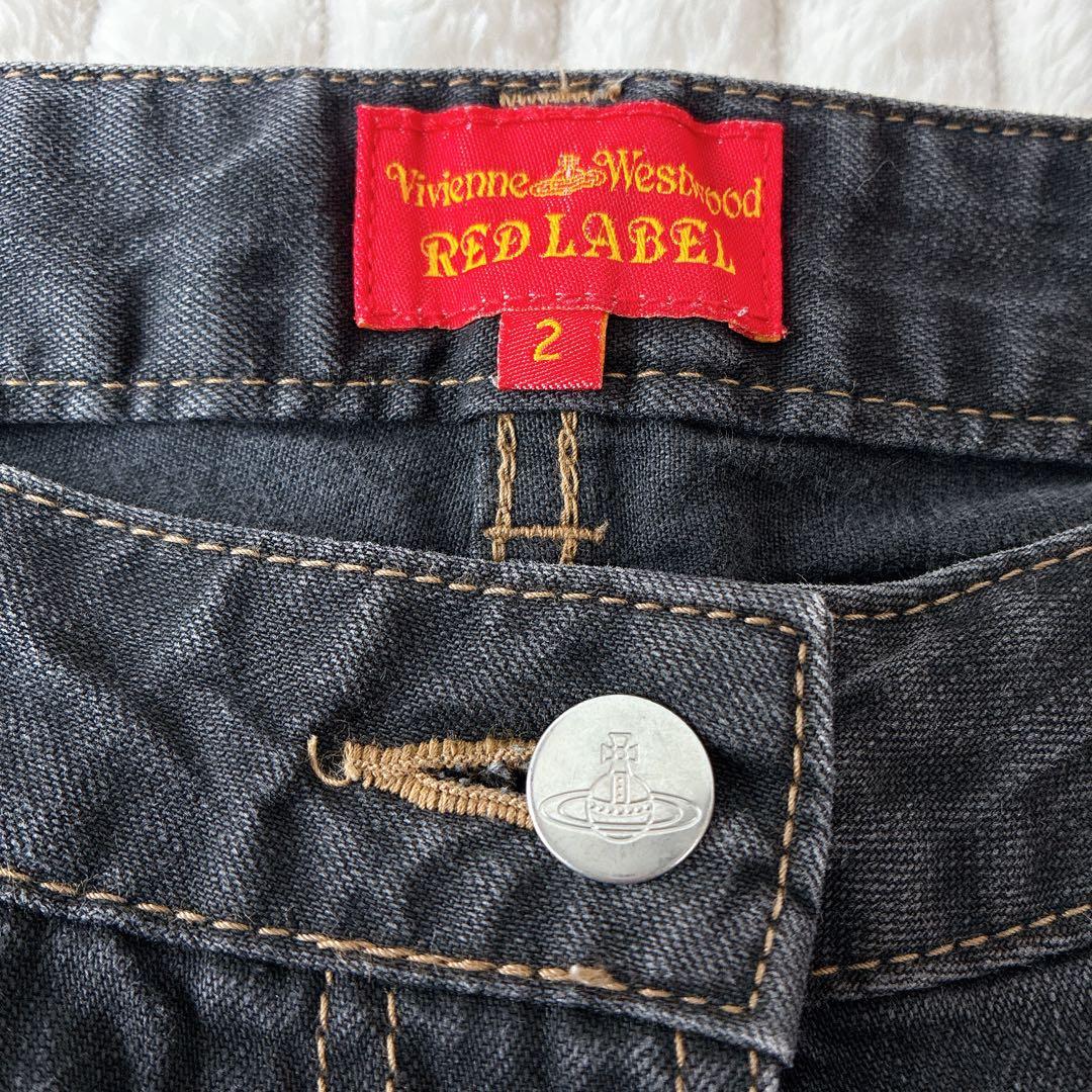 ヴィヴィアンウエストウッド　ジーンズ　デニム　スキニー　オーブ　刺繍