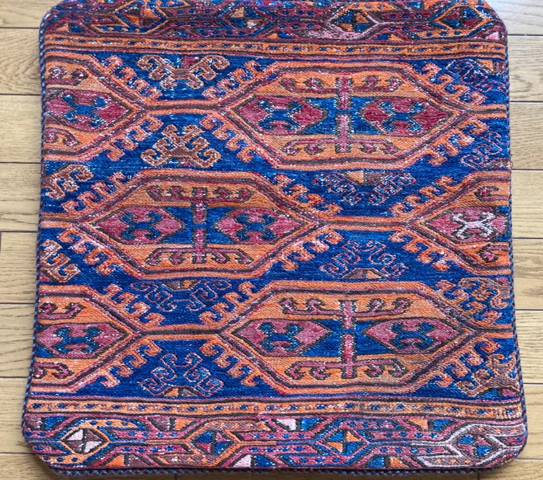オールドキリムクッションカバー 48cm×49cm No.391